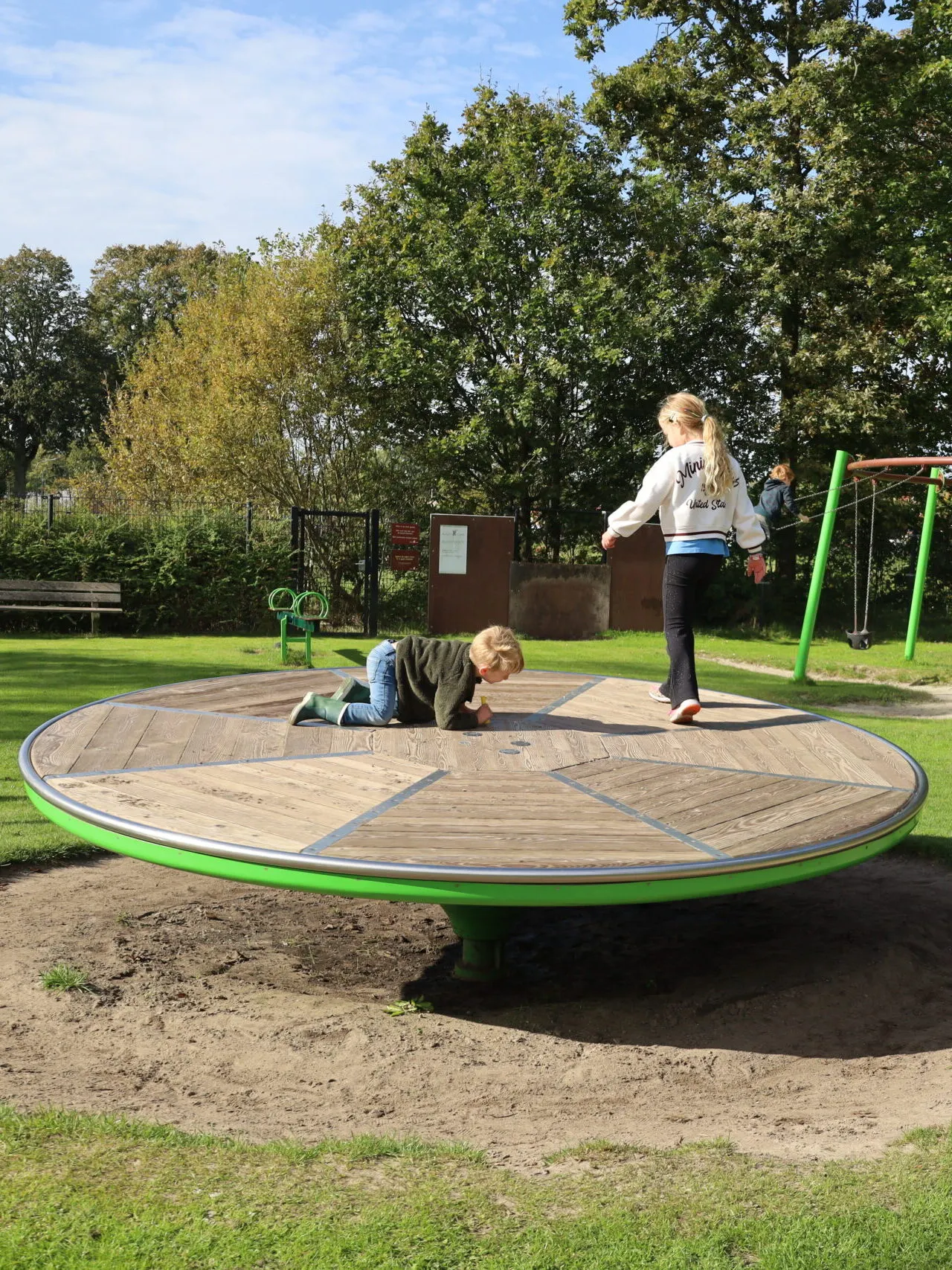 Children playing at Playground Burcht ter Cleeff